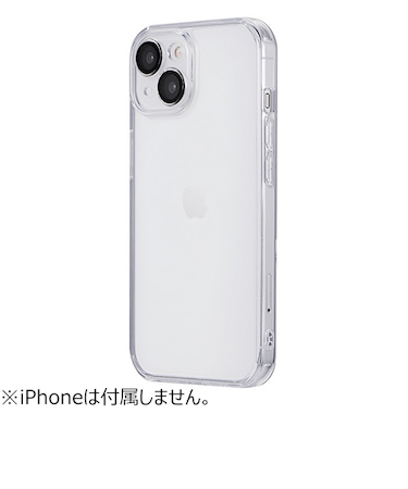 【iPhone15】　ルプラスネクスト（LEPLUS　NEXT）　カメラレンズ保護ハイブリッドケース　「UTILO　All　Cover」　クリア