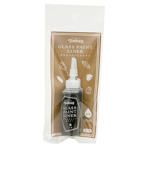 ガラスペイントライナー　黒　20mL　GP020209