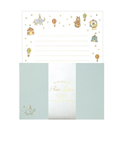 包む　レターセット　箔押し　リトルサーカス　TL0D5