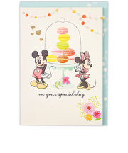 ホールマーク（Hallmark）　グリーティングカード　誕生お祝い　オルゴール　ディズニー　815301　ミッキー＆ミニー　マカロンタワー2