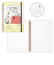 ホールマーク(Hallmark)スヌーピー Life with Snoopy and Friends ゴムバンド付きノート イエロー