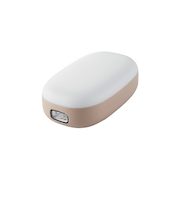 エレコム（ELECOM）　枕元ライト／乾電池式懐中電灯　スマートフォン用充電器　DE-KD04BE　ベージュ
