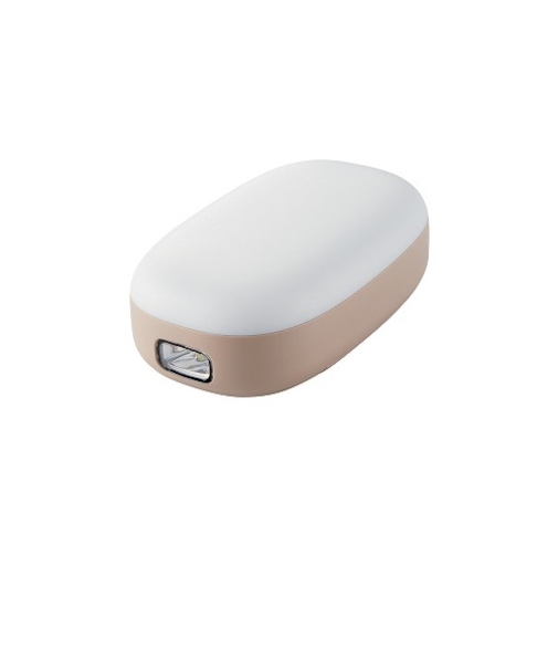 エレコム（ELECOM）　枕元ライト／乾電池式懐中電灯　スマートフォン用充電器　DE-KD04BE　ベージュ
