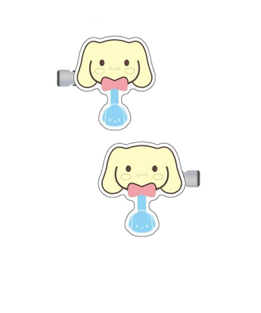 バンダイ　サンリオキャラクターズチョコレート　ヘアクリップ　シナモロール