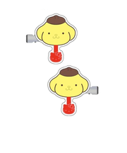 バンダイ　サンリオキャラクターズチョコレート　ヘアクリップ　ポムポムプリン