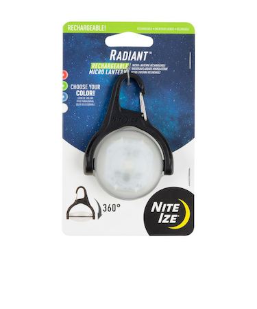 ナイトアイズ（NITE　IZE）　レイディアント　マイクロランタン　リチャージャブル　マルチカラー