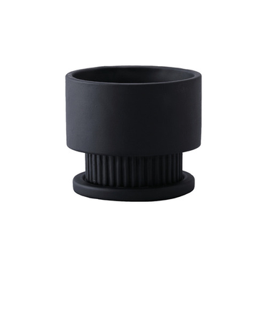 ミュールミル（murmures）　アロシンボトム　L　CX623LBk　黒