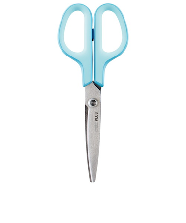 プラス（PLUS）　フィットカットカーブ　スタンダード　抗菌グリップ　35－739　ブルー（ロング）