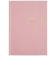 【2026年1月始まり】　高橋書店　3年横線当用新日記　A5　デイリー1日1ページ　21　ローズピンク　各月1日始まり