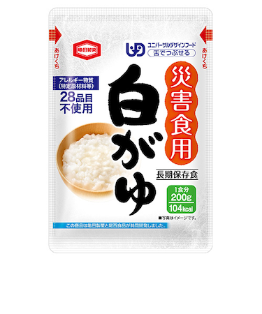 亀田製菓　災害食用白がゆ　200g