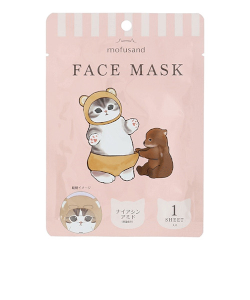 粧美堂　モフサンド（mofusand）　フェイスマスク　保湿シートマスク　MD46912　くま