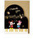 ホールマーク（Hallmark）　誕生お祝い　立体ミニカード　ディズニー　ミッキーマウス＆ミニーマウス　840280　ダイカットピアノ