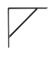 八幡ねじ(YAHATA) Ironna 棚受金具 黒 135mm