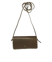 レザークラフトキット　ミニショルダー　チョコ