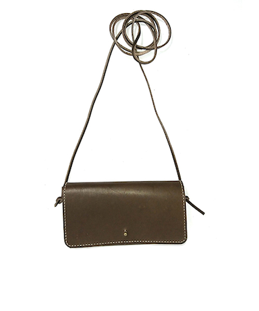 レザークラフトキット　ミニショルダー　チョコ