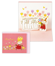 ホールマーク（Hallmark）　ミニカード　ムーミン　フラワーサンキュー　830601　ありがとう