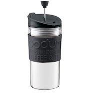 ボダム（bodum）　トラベルプレス　携帯用フレンチプレスコーヒーメーカー（マグ用リッド付）　0.35L　K11102-01　ブラック