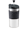 ボダム（bodum）　トラベルプレス　携帯用フレンチプレスコーヒーメーカー（マグ用リッド付）　0.35L　K11102-01　ブラック