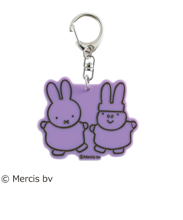 グリーンフラッシュ（GreenFlash）　ミッフィー（miffy）　アクリルキーホルダー　BM－223　purple