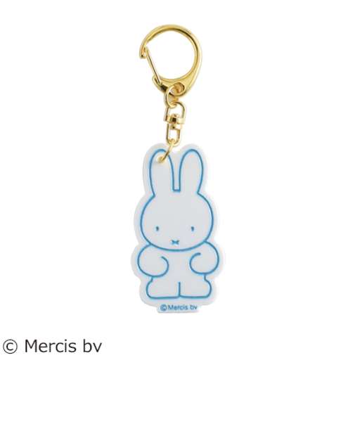 グリーンフラッシュ（GreenFlash）　ミッフィー（miffy）　アクリルキーホルダー　BM－224　blue
