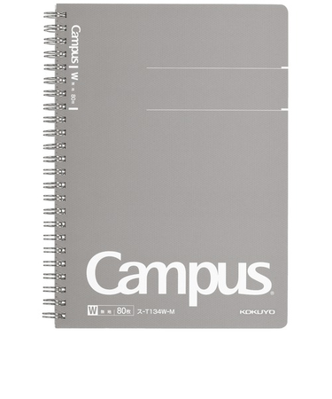 コクヨ（KOKUYO）　大人キャンパス　ツインリングノート　A5　無地　ス－T134W－M