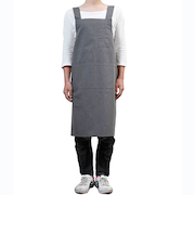 Bee’s　Working　メンズH型　フルエプロン　MH－80　グレイ