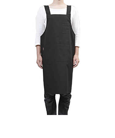 Bee’s　Working　メンズH型　フルエプロン　MH－80　ブラック
