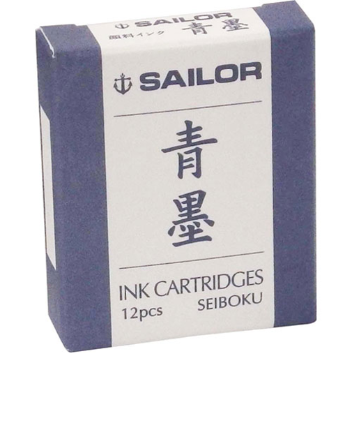 セーラー万年筆（SAILOR）　万年筆用カートリッジインク　青墨