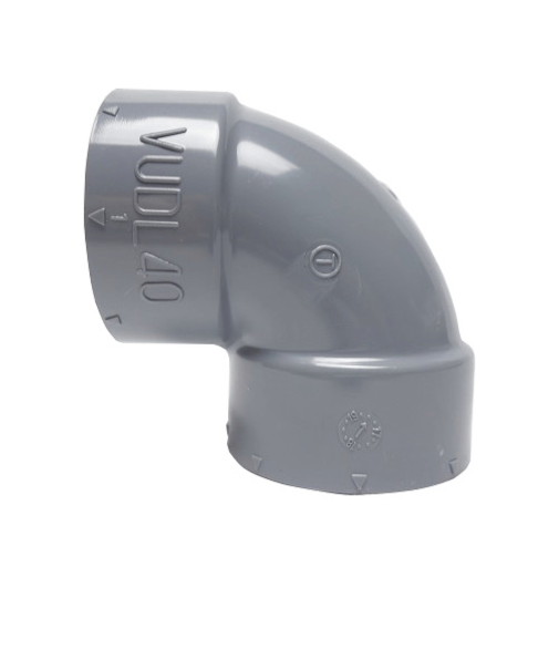 トーエー　VU.DL　エルボ　90°40mm