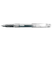 プラチナ万年筆（PLATINUM）　プレピー　クリスタル　PSQC－400　細字　＃4　クリスタル