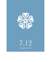 草紙堂　花結びメッセージカード　7月12日