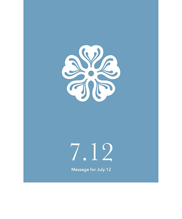 草紙堂　花結びメッセージカード　7月12日