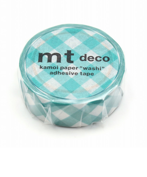 カモ井　mt　1P　MT01D549　太幅ギンガムチェック／グリーン