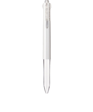 三菱鉛筆　スタイルフィット　4色ホルダー　クリップつき　UE4H－227　パステルホワイト