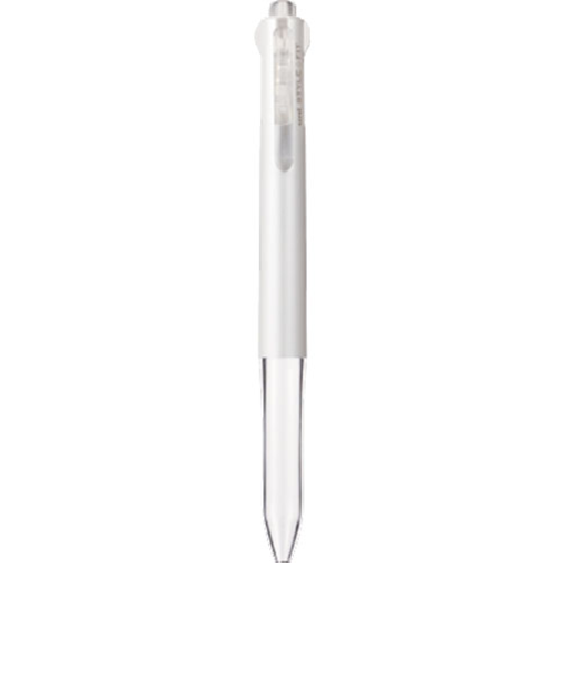 三菱鉛筆　スタイルフィット　4色ホルダー　クリップつき　UE4H－227　パステルホワイト