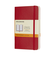 モレスキン（MOLESKINE）　クラシックノートブック　ソフトカバー　横罫　ポケットサイズ　レッド