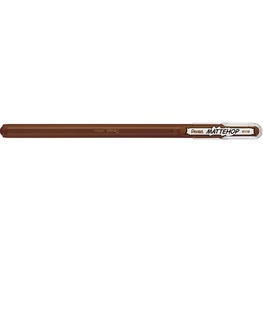 ぺんてる（Pentel）　マットホップ（MATTEHOP）　K110-VE　ブラウン