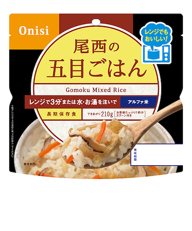 尾西食品　尾西のレンジプラス　五目ごはん