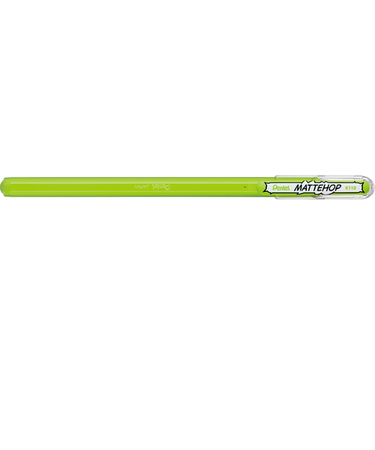 ぺんてる（Pentel）　マットホップ（MATTEHOP）　K110-VK　イエローグリーン
