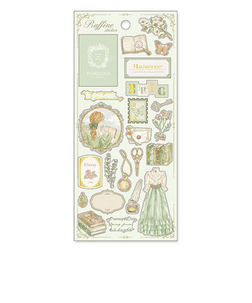 マインドウェイブ　ラフィネステッカー　81756　mist　green