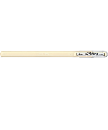 ぺんてる（Pentel）　マットホップ（MATTEHOP）　K110-VH　アイボリーホワイト