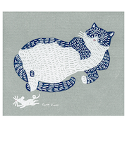 スポンジワイプ　カタカタ　ねこ