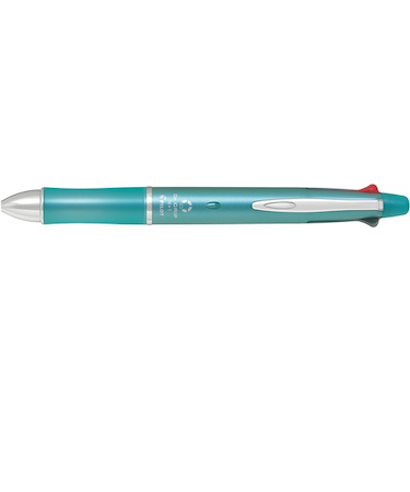 パイロット（PILOT）　ドクターグリップ4＋1油性ボールペン　0.5mm　極細　ミントグリーン