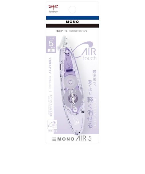 トンボ鉛筆（Tombow）　修正テープ　モノエアー（MONO　AIR）　ペン型　CT－PAX5C91　ラベンダー
