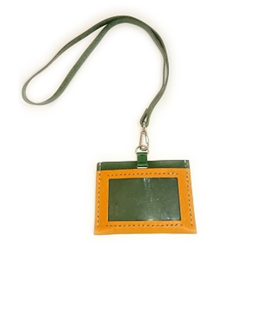 レザークラフトキット　IDカードケース　黄