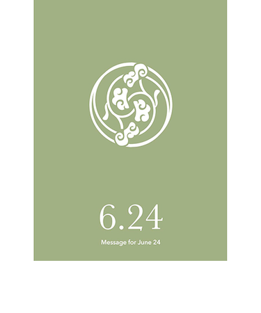 草紙堂　花結びメッセージカード　6月24日