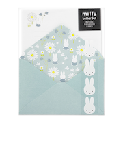 マルアイ ミッフィーレター レ-MY6B フラワー/ブルー