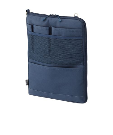 リヒトラブ　バッグインバッグ　タテ　A－7683　ネイビー　A4