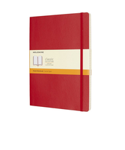 モレスキン（MOLESKINE）　クラシックノートブック　ソフトカバー　横罫　XLサイズ　レッド