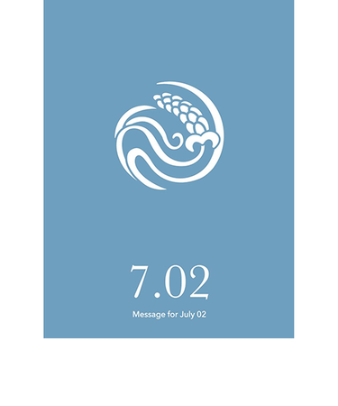 草紙堂　花結びメッセージカード　7月2日